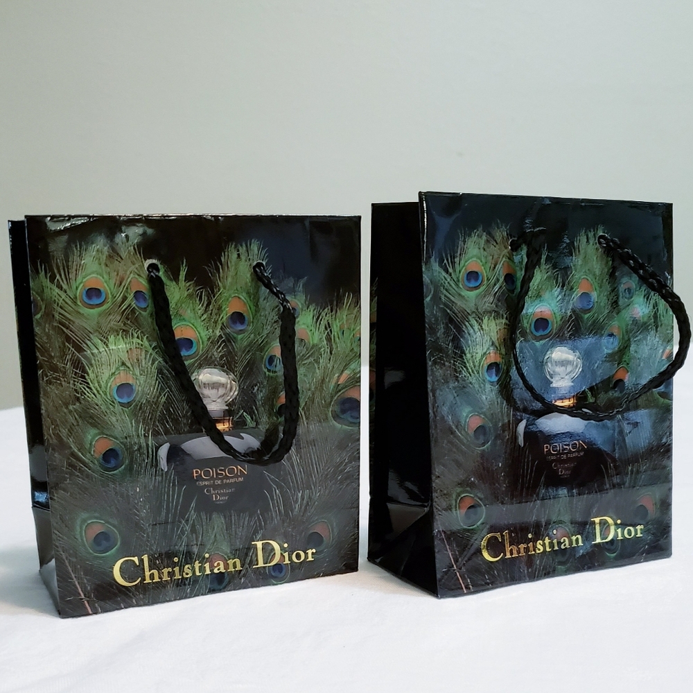 2 Christian Dior Small Gift Bags